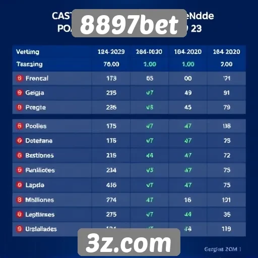 Comparativo entre 8897bet e concorrentes do mercado